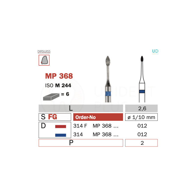 Freza micro-preparare MP368